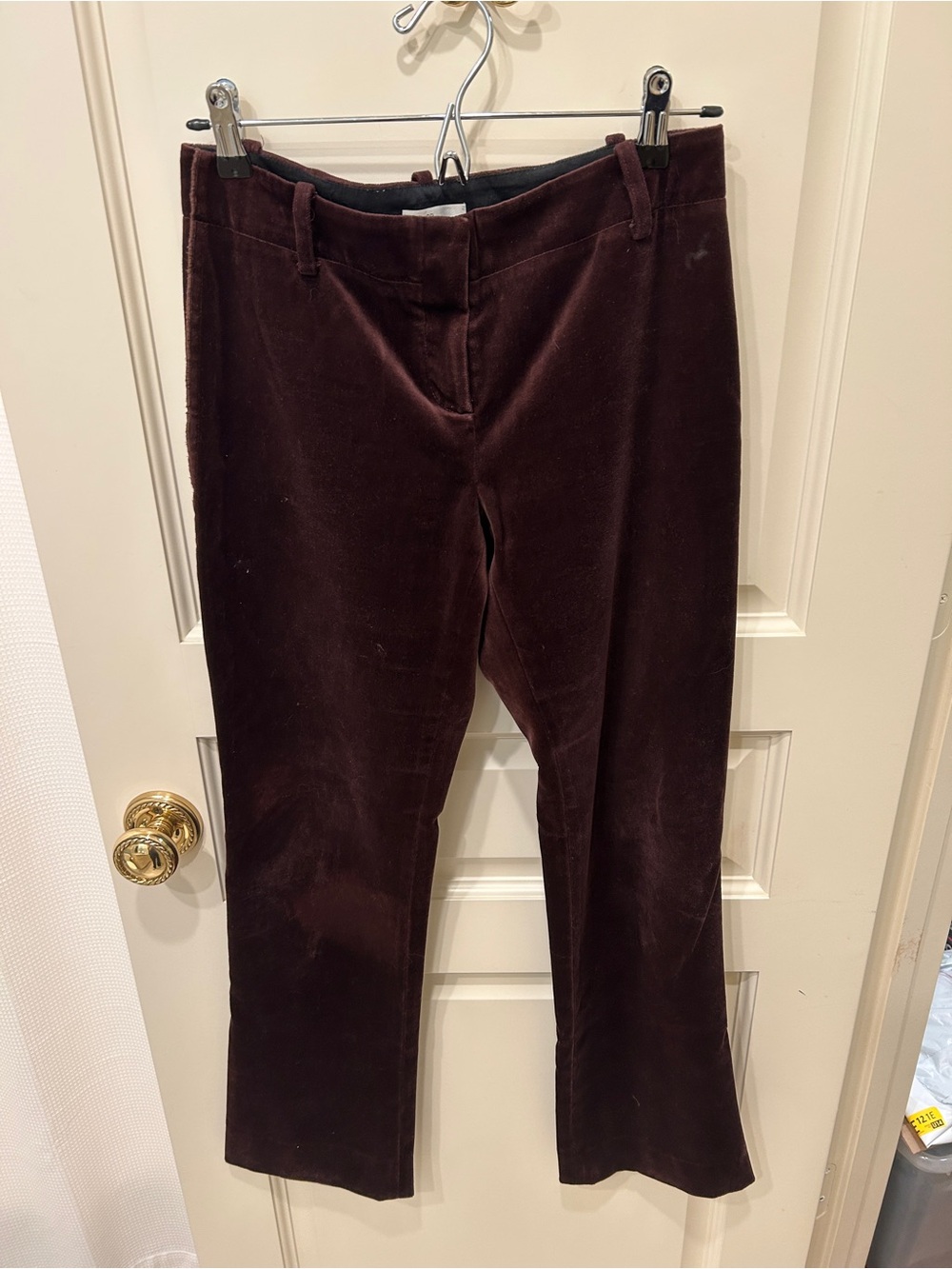 Vince Brown Velvet Pants
